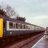 Passenger train from Winslow to Milton Keynes