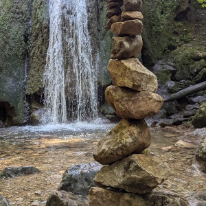 Lunch time waterfall